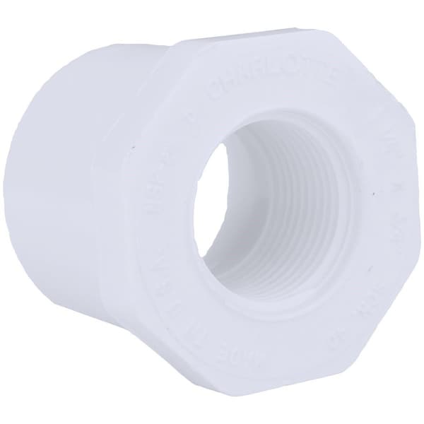 Charlotte Pipe And Foundry 1-1/4 In. SPG x 3/4 In. FPT Schedule 40 PVC Bushing PVC 02108 0950HA - main